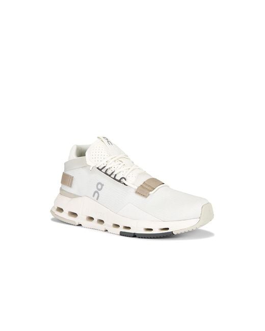 On Shoes White Cloudnova 2 for men
