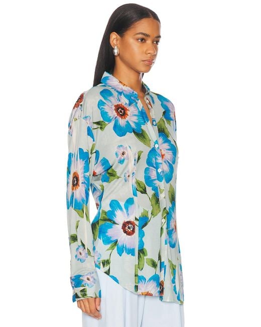Acne Blue Suri Top