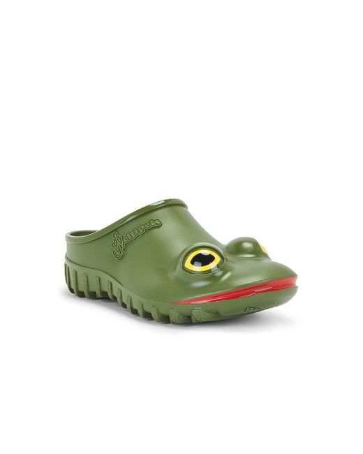 J.W. Anderson Green X Wellipets Frog Loafer for men