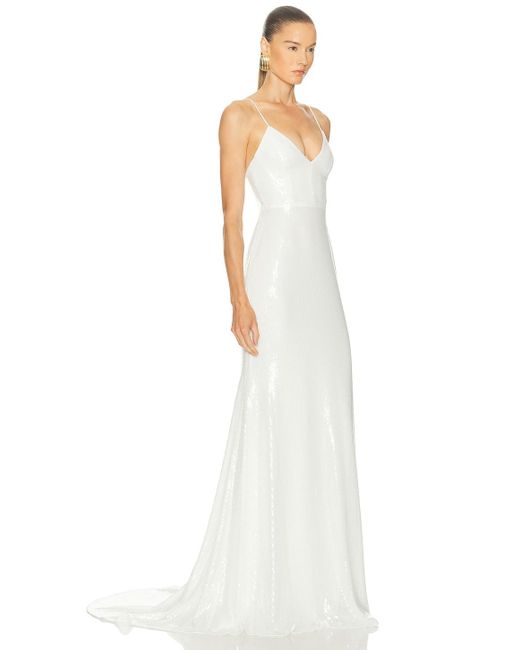Alex Perry Bikini Gown in White | Lyst
