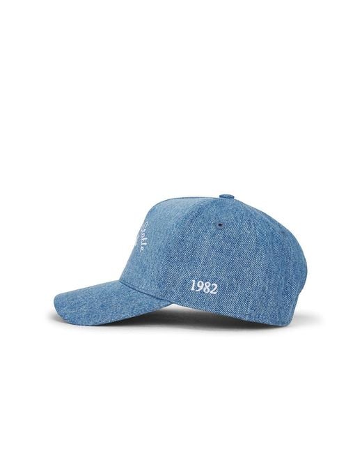Siegelman Stable Blue Denim Five Panel Hat