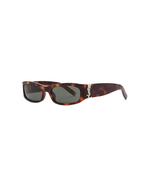 Saint Laurent Multicolor Rectangular Sunglasses