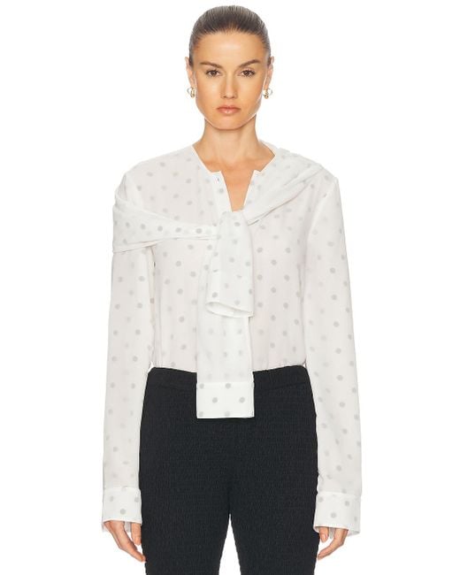 Acne White Tow Top