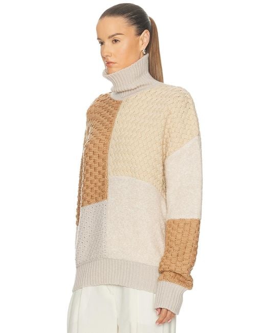 AMIYA White Mosaico Sweater