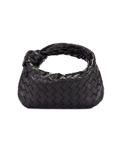 Bottega Veneta Bv Jodie Small Intrecciato Leather Hobo Bag in Black | Lyst