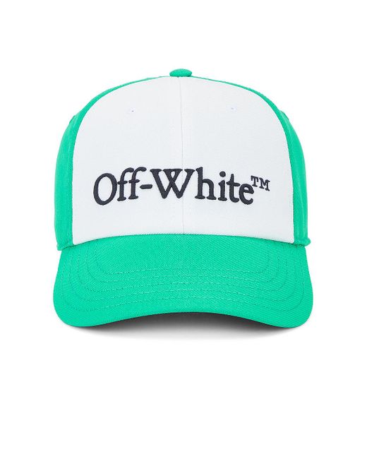 Off-White c/o Virgil Abloh Green Drill Logo Baseball Cap for men