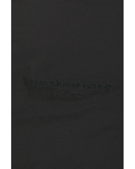 Alexander Wang Black Cropped Puffer Jacket