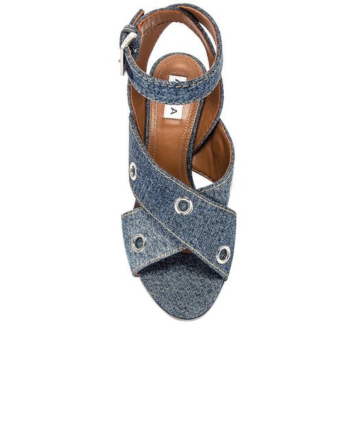 Alaïa Blue Alaïa Ankle Strap Sandal