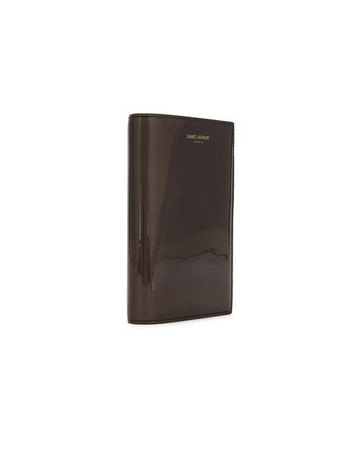 Saint Laurent Brown Passport Case