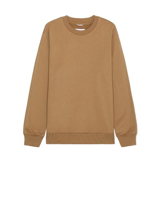 Reigning Champ Natural Midweight Terry Classic Crewneck for men