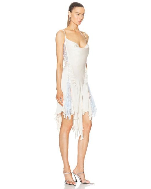 Y. Project White Hook And Eye Slip Dress