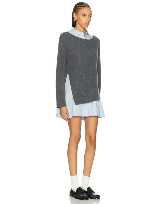 Staud Gray Dane Dress