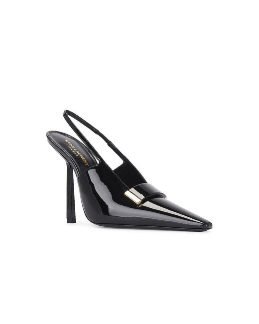 Saint Laurent Black Madame Singback Pump