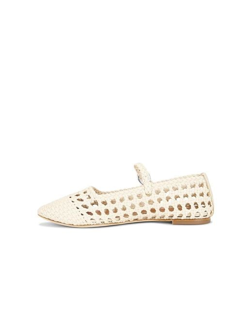 Staud Natural Mary Jane Nell Flat