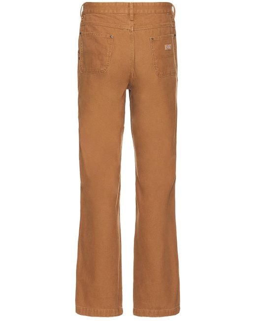 Dickies Brown Double Front Duck Pants for men