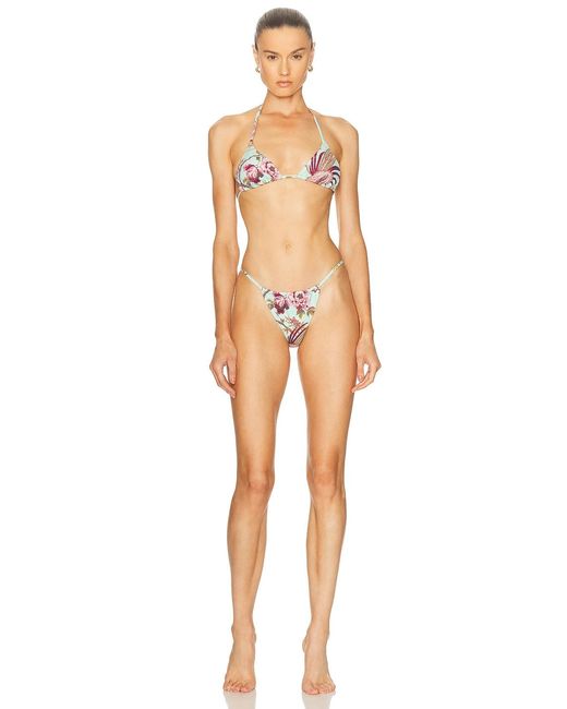 Skims Multicolor X Cavalli String Bikini Bottom