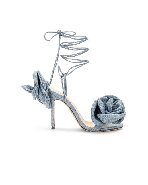 Magda Butrym Flower Sandal in Blue Lyst
