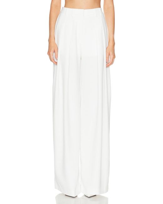 Monot White Pleated Pant