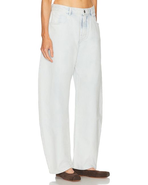 Alaïa White Alaϊa Low Rise Round Leg
