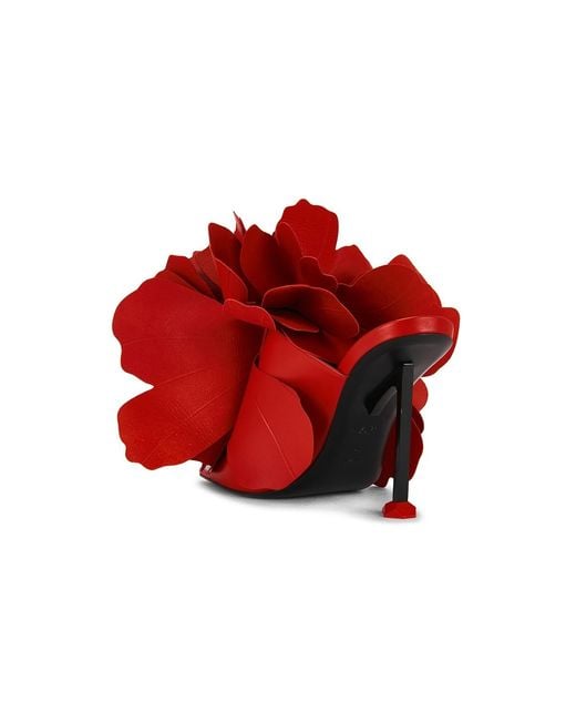 Givenchy Red Boudoir Rose Mule
