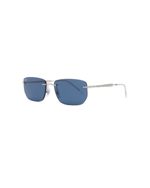 Ray-Ban Blue Rb3768 Rimless Sunglasses for men