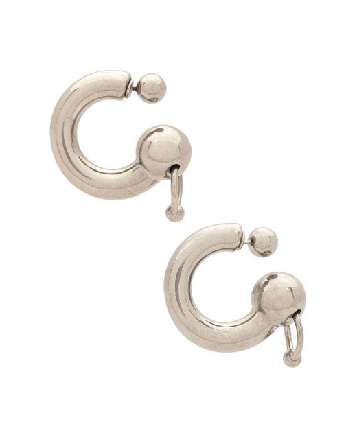 Jean Paul Gaultier Metallic Large Earrings