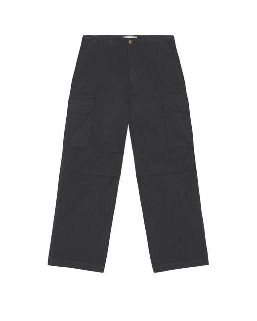 Palmes Gray Ripstop Cargo Trousers for men