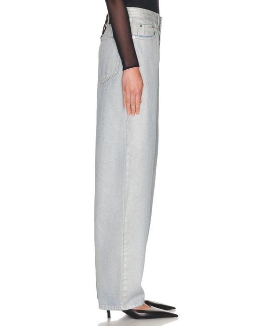 Mugler Gray Wide Leg