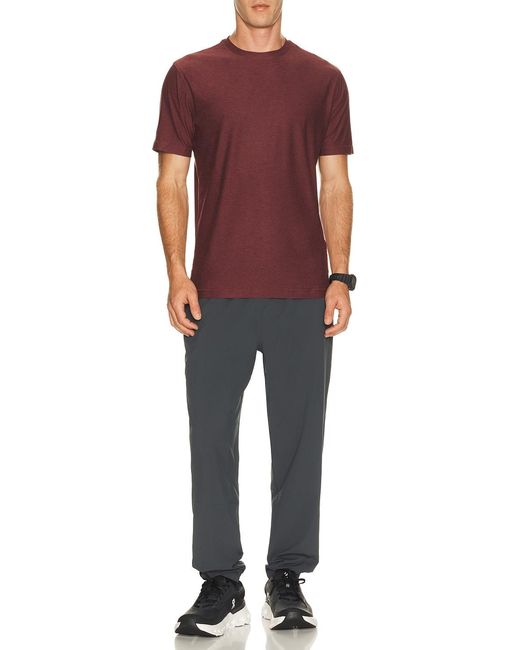 vuori Purple Strato Tech Tee for men