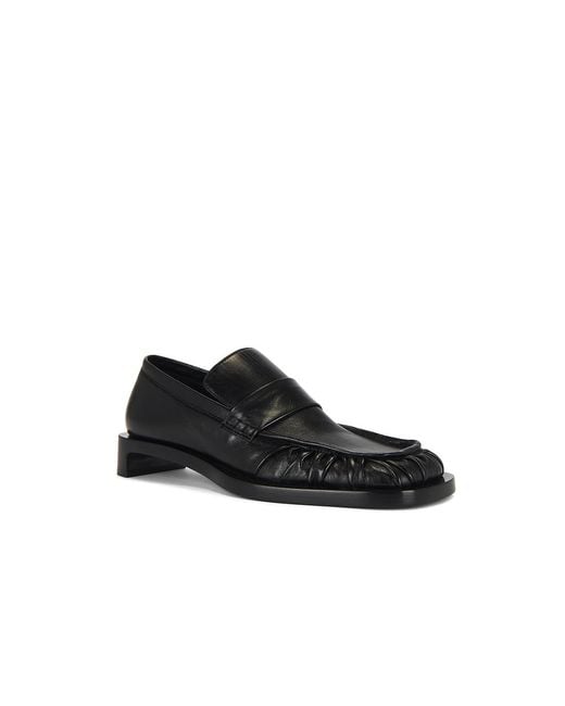 Jil Sander Black Heeled Loafer