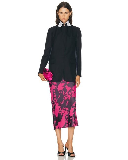 Dries Van Noten Blue Blanchet Jacket