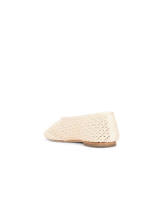 Staud Natural Alba Ballet Flat