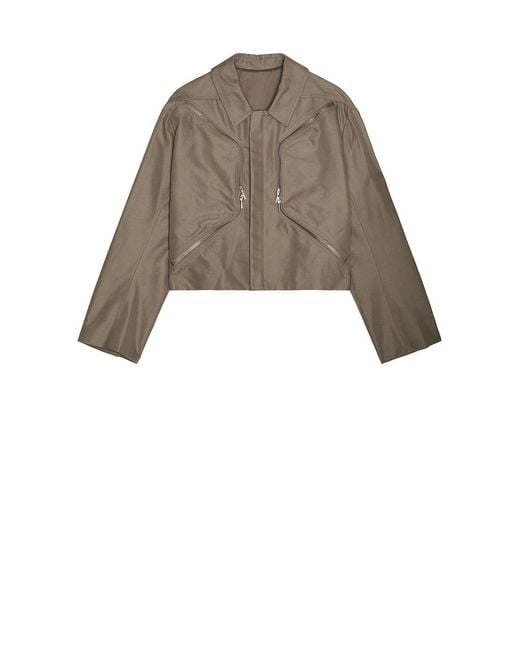 Rick Owens Brown Heizer Mac Jacket for men