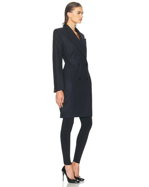Alaïa Blue Tailored Coat
