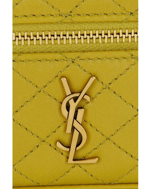 Saint Laurent Metallic Micro Vanity Bag