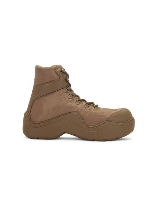 Bottega Veneta Brown Puddle Bomber Boot for men