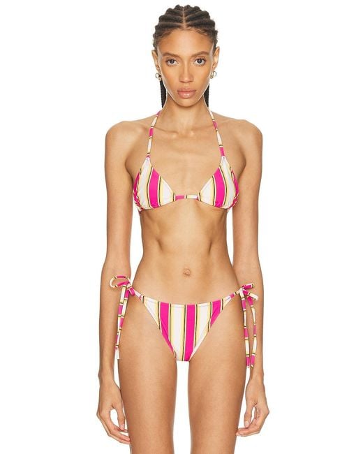 Solid & Striped Red The Iris Top