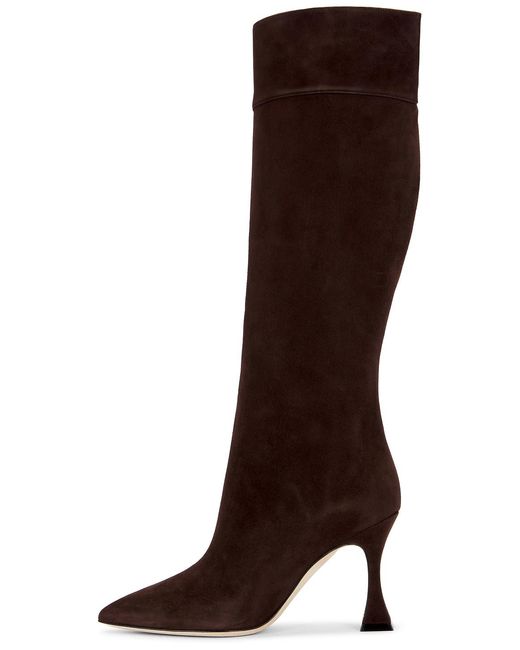 Manolo Blahnik Brown Miralonepla 90 Boot