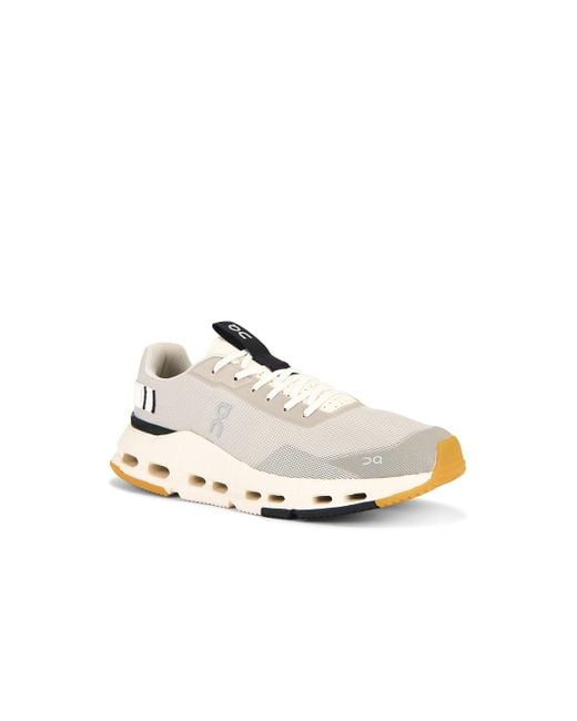 On Shoes White Cloudnova Form 2 Sneakers for men