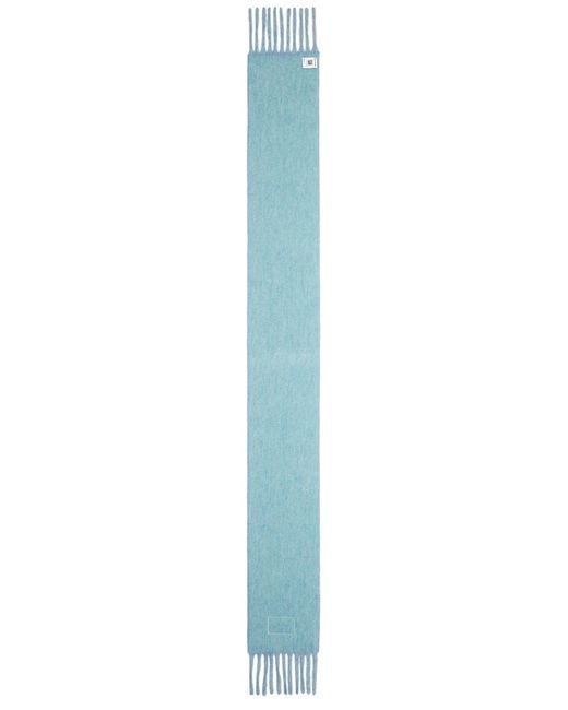 Acne Blue Volly Scarf
