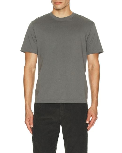 FRAME Gray Logo Tee for men