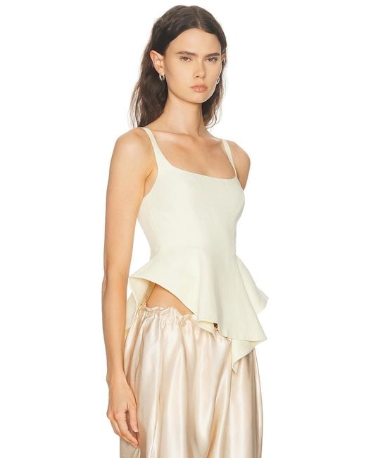 Khaite White Loa Top