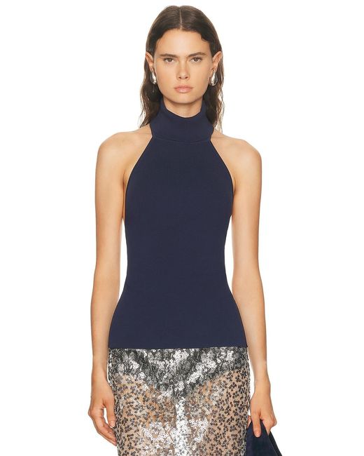 Cult Gaia Blue Wake Top