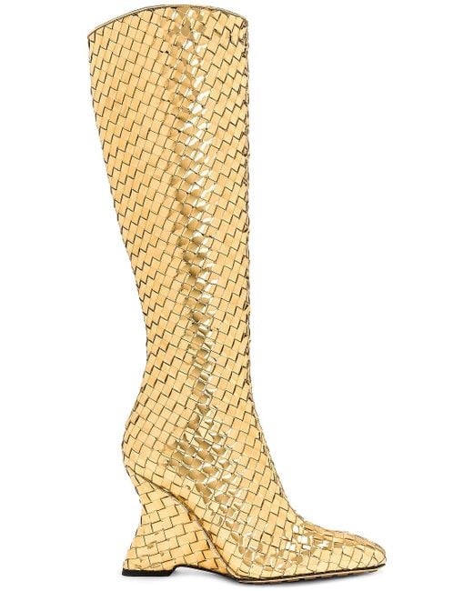 Bottega Veneta Metallic Comet Mirror Boot
