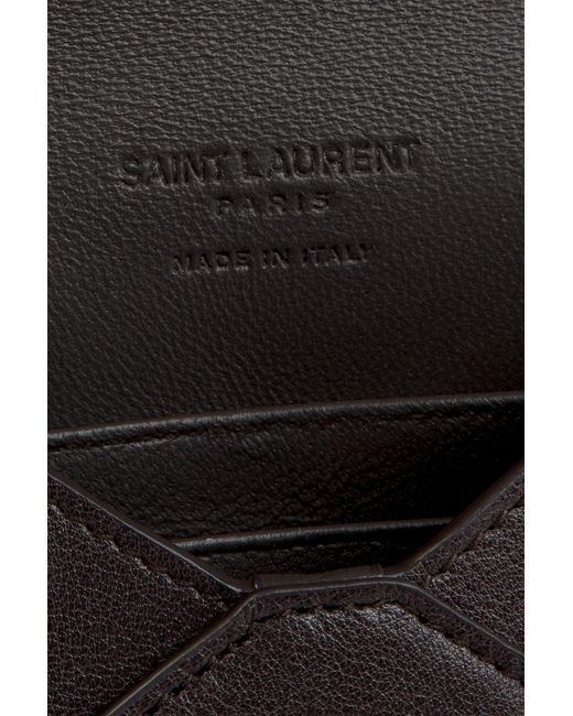 Saint Laurent Black Passport Case