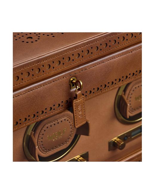 Wolf Brown Brogue Double Winder With Storage