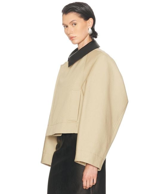 Givenchy Natural Short Zipped Caban Jacket