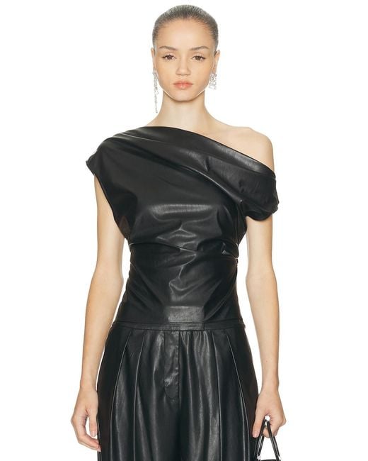 The Sei Black Off Shoulder Top