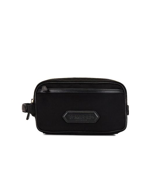 Tom Ford Synthetic Nylon Small Toiletry Bag in Black for Men - Lyst