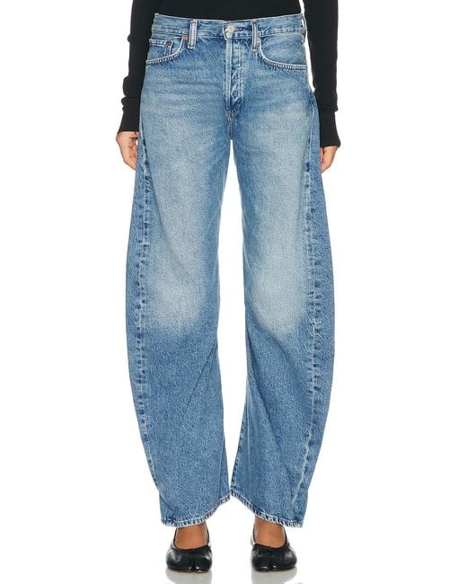Agolde Blue Spiral Jean